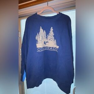 American Eagle Blue Crewneck - size large